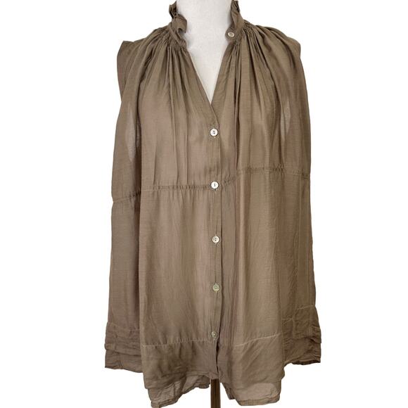 Holding Horses Anthropologie Green Ellesmere Tank Size XS - Picture 1 of 9
